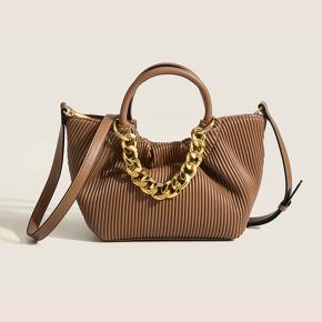 Top PU leather with emboss pattern crossbody handbag