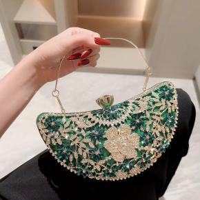 Luxury diamond rhinestone elgant clutch purse for banquet 