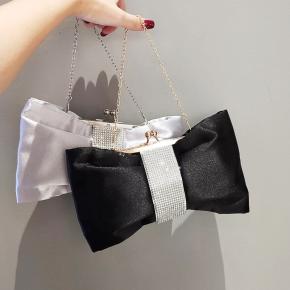 Butterfly shaped with rhinestone gitter decoration elegant bag for party 